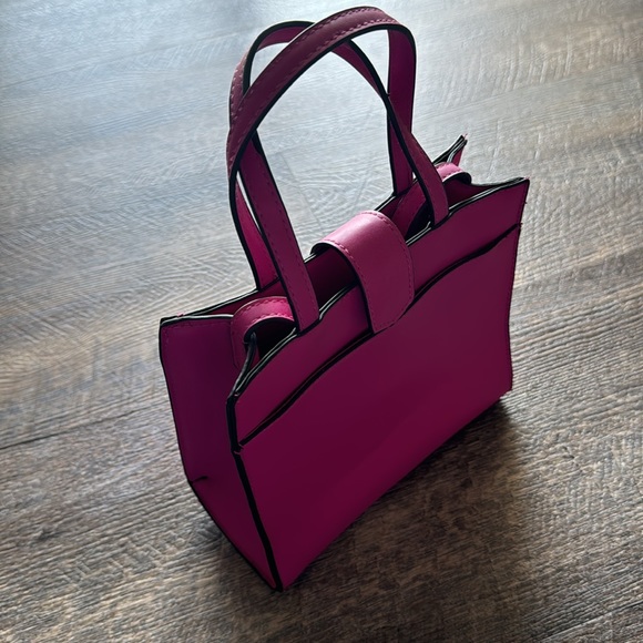 Pink top handle bag - Picture 2 of 2